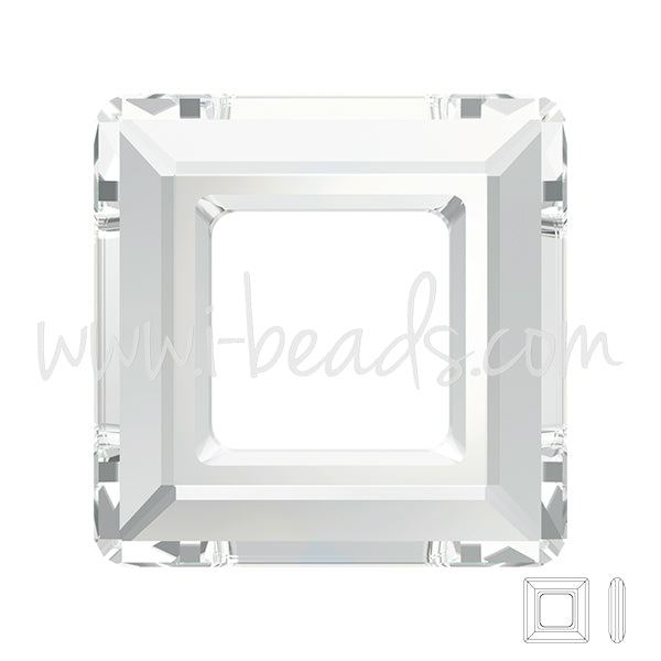 swarovski 4439 cosmic square crystal 20mm 1