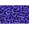 cc28 - Toho beads 11/0 silver lined cobalt (10g)