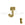 Beads wholesaler Letter bead J gold plated 7x6mm (1)