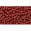 ccpf564f - Toho beads 11/0 matt galvanized brick red (10g)