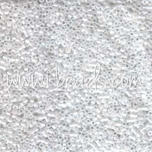 DB0201 - Miyuki Delica beads 11/0 opaque white luster (5g)