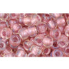 cc267 - Toho beads 6/0 crystal/rose gold lined (10g)