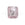 Beads wholesaler Murano bead cube amethyst and silver 6mm (1)