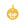 Beads wholesaler Stainless Steel Pendants, Round with Lotus, Golden, 11.5x1mm (1)