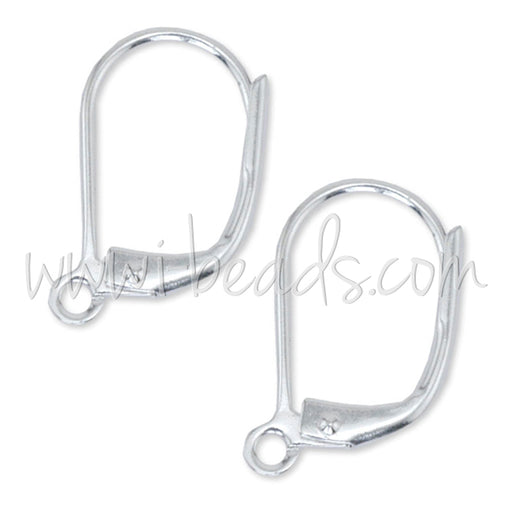 Buy 925 Silver Leverback Open Ring 16mm (2)