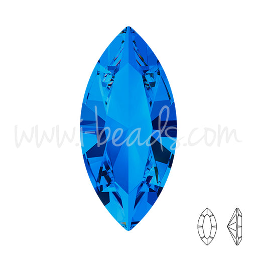 Buy Swarovski 4228 navette fancy stone sapphire 15x7mm (1)
