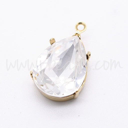 Buy pendant setting for Swarovski 4320 18x13mm gold plated (1)