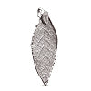 Buy Real elm leaf pendant platinum 50mm (1)