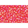 cc165 - Toho beads 11/0 transparent rainbow light siam ruby (10g)