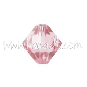 Buy 5328 Swarovski Xilion Bicone rosaline 3mm (40)