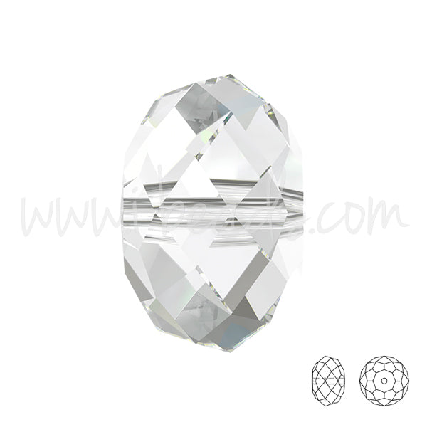 5040 Swarovski briolette beads crystal 6mm (10)