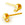 Beads wholesaler Ear stud 4mm ball with loop metal gold plated (4)