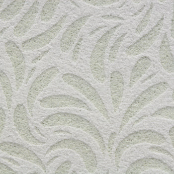 Ultra suede leaf pattern Arctic Grey 10x21.5cm (1)