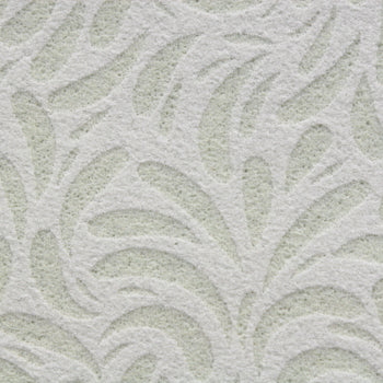 Ultra suede leaf pattern Arctic Grey 10x21.5cm (1)