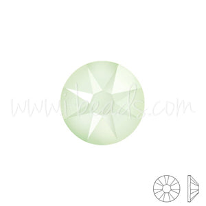 Swarovski 2088 flat back rhinestones crystal powder green ss16-3.9mm (60)