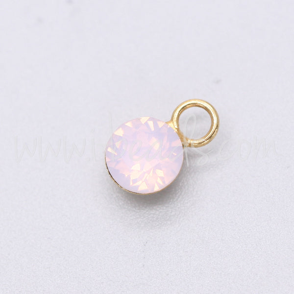 Pendant setting cupped for Swarovski 1088 SS29 gold plated (1)