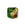 Beads Retail sales Murano bead cube multicolour mix and gold 6mm (1)