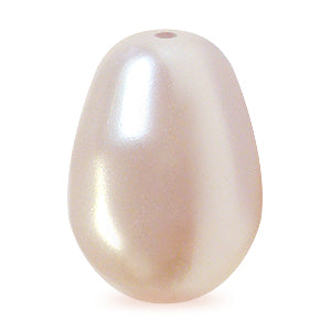 Buy 5821 Swarovski pear shaped crystal creamrose pearl 12x8mm (5)