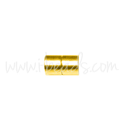 Magnetic clasp for 10mm cord gold plated (1)