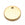 Beads wholesaler Stainless Steel Pendants charm, flat Round tag, Golden, 10mm (5)