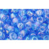 cc168 - toho beads 6/0 trans-rainbow light sapphire (10g)