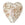 Beads wholesaler Murano bead heart gold and silver 20mm (1)