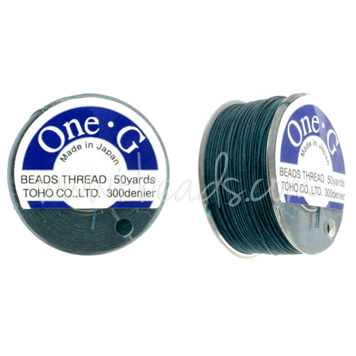 Buy Toho One-G bead thread Deep Green 50 yards/45m (1)