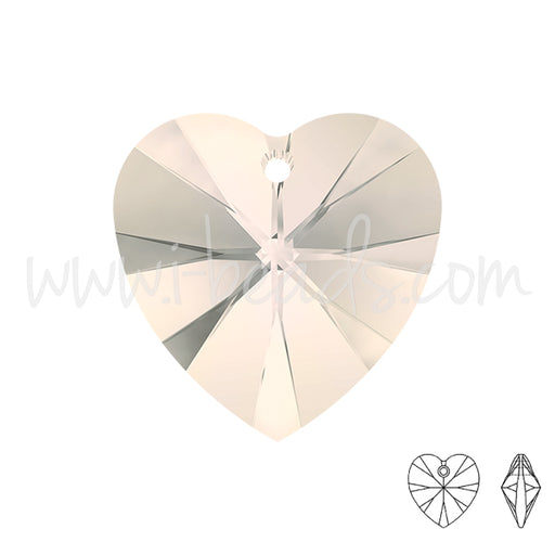 Buy swarovski heart pendant crystal moonlight 10mm (2)