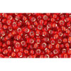 cc25c - Toho beads 11/0 silver-lined ruby (10g)