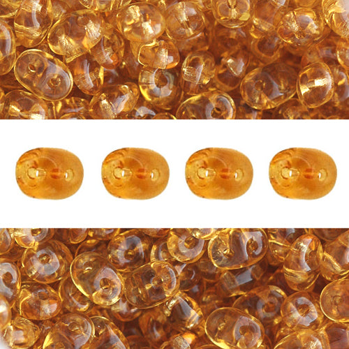 Buy Super Duo beads 2.5x5mm topaz (10g)