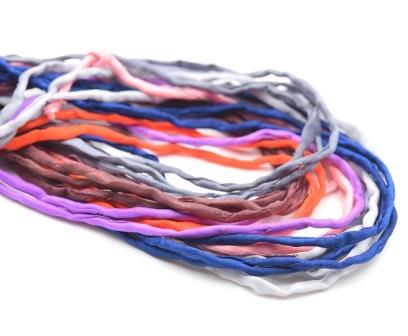 Silk cord Handmade Navy Blue 2mm (1m)