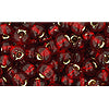 cc25d - Toho beads 6/0 silver lined garnet (10g)