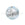 Beads Retail sales Murano bead round pale blue and silver 8mm (1)
