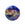 Beads Retail sales Murano bead round multicolour blue and gold 10mm (1)