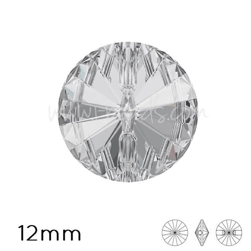 Buy Czech Crystal Rivoli Round Button 12mm (1)