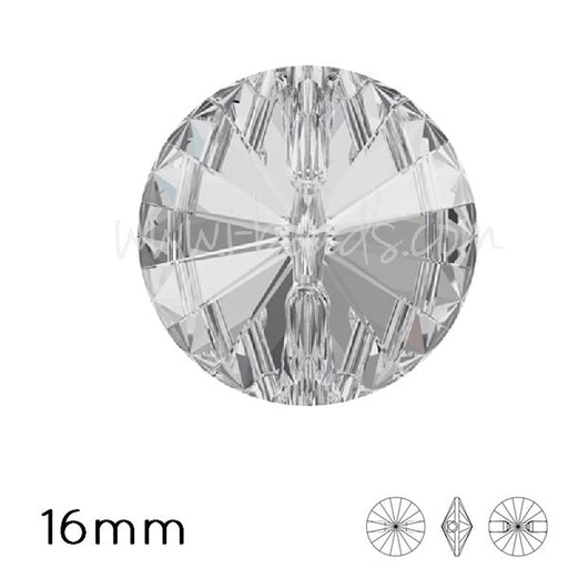 Buy Czech Crystal Rivoli Round Button 16mm (1)