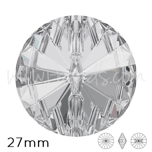 Buy Czech Crystal Rivoli Round Button 27mm (1)