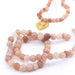 Nugget Round Beads Strawberry Quartz Beige 8-9mm - Hole: 1mm (1 Strand-39cm)